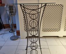Wine table with glass Top
