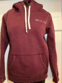 Wine Jack Wills hoodie in size 6