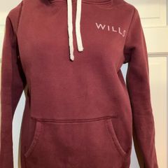 Wine Jack Wills hoodie in size 6