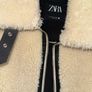 zara faux fur biker jacket Image 10