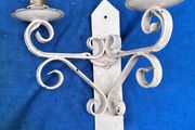 Vintage wrought iron wall light