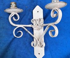 Vintage wrought iron wall light