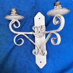 Vintage wrought iron wall light