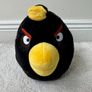 Angry Birds Black Bomb approx. 10" Plush No Sound Used Please see pictures Image 9