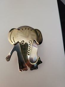 Silver brooch