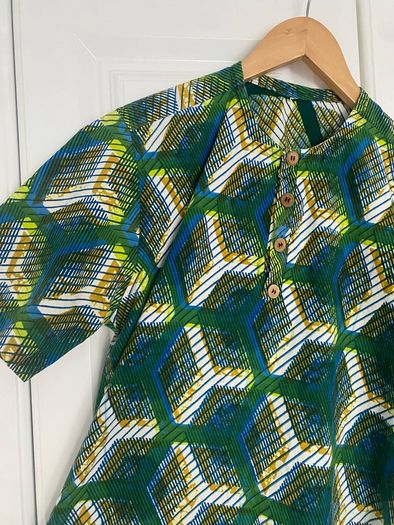 Vintage African Print Shirt