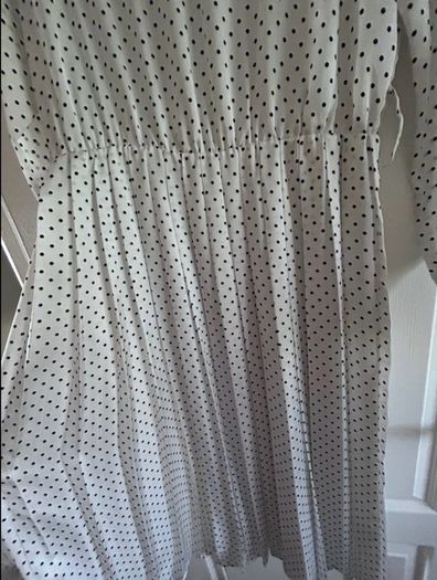 Savida Polka Dot Midi Dress Size Medium
