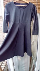 Topshop Black Jersey Dress