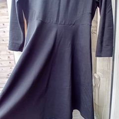 Topshop Black Jersey Dress