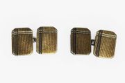9ct Gold on Sterling Silver Cufflinks