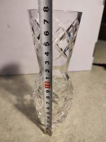 VINTAGE CAVAN Irish Crystal  Bud Vase.  Heavy and thick cut. No. 34