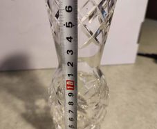 VINTAGE CAVAN Irish Crystal  Bud Vase.  Heavy and thick cut. No. 34