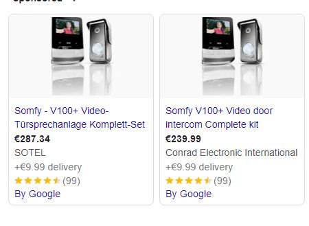 Somfy Smart Video Door Bell V100