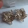 silver filigree earrings Image 3