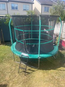 10ft trampoline with enclosure and heavy duty anchor kit
