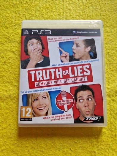 Truth or Lies someone will get caught PlayStation3 ps3 games Original