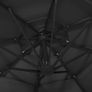 4-Tier Parasol with Aluminium Pole Black 3x3 m Image 4