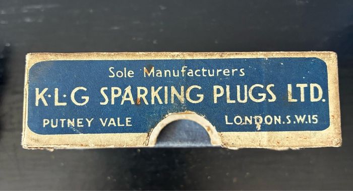 Vintage KLG 690LR Spark Plug in Original Box