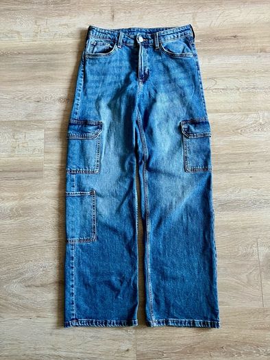 H&M wide leg  jeans 11/12y