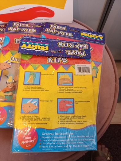 Party supplies children's hat making kits