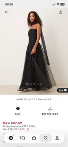 Black maxi formal dress