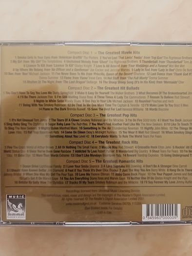 The Greatest Hits Collection 5CD Compilation Boxset