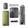 Tent 4 in 1  Set incl camp bed, tent roof, mattress, sleeping bag and inflatable pillow Image 5