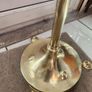 Beautiful heavy brass telescopic working oil lamp. Image 5