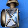Old brass coach lamp Image 9
