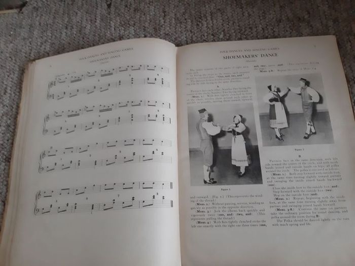 folk dances and singing games 1930s book