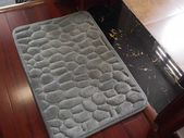 BRAND NEW Cobblestone Embossed Bathroom Bath Mat Non-slip Absorbent Carpets In Bathtub Side Floor Rug Shower Room Doormat Memory Foam Pad