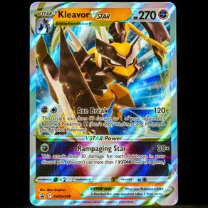 Kleavor Vstar SWSH249 Full Art Ultra Rare Holo SWSH Black Star Promo Pokemon Card