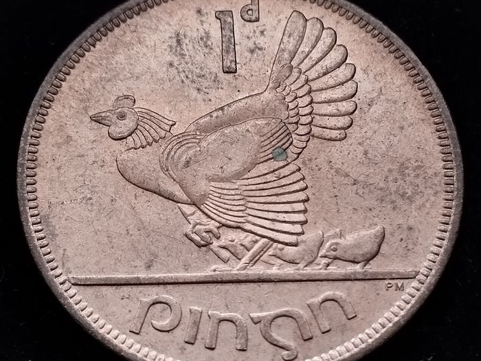 [#2658] - Ireland 1950 | Irish 1d | One Penny | KM.11 | UNC