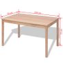 Seven Piece Dining Set Pinewood Image 2
