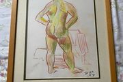 painting Patrick McElroy (1923-2007)