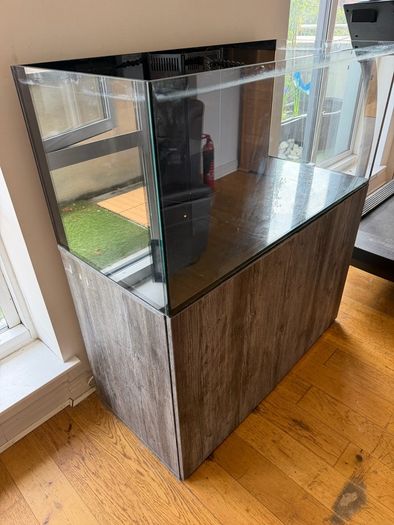 350L Marine Aquarium with cabinet & custom sump