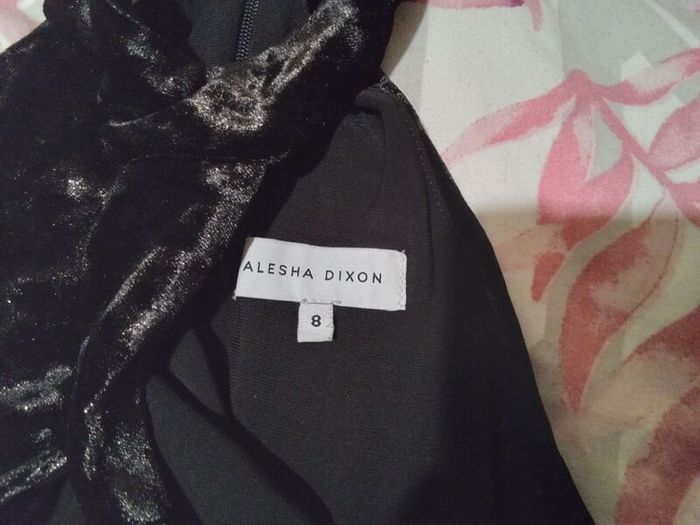 Alesha Dixon bodycon little black dress size 8