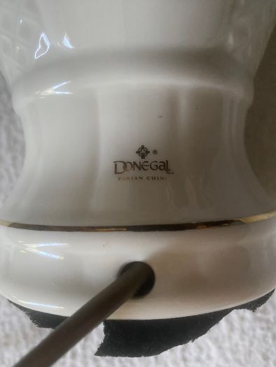 table lamp Donegal Parian china