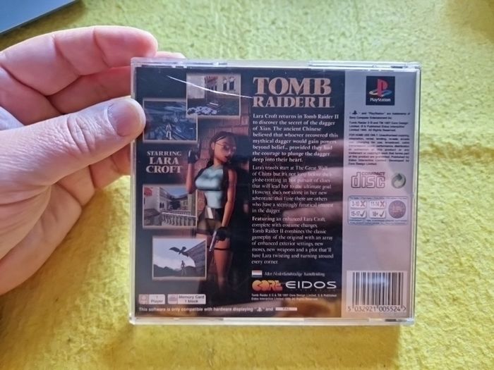 Tomb Raider II PlayStation1 Ps1 PlayStation2 Ps2 Games Original