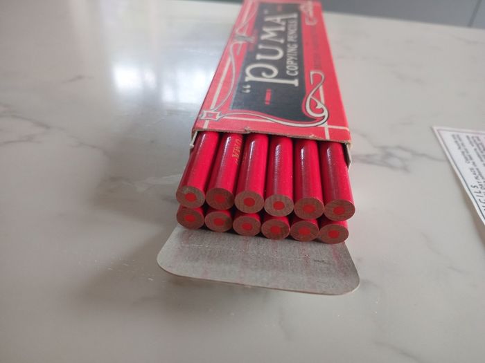Vintage puma copying pencils