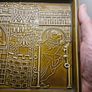 Rare vintage mid century Poole Pottery Medieval Relief Dish Robert Jefferson 1960's Image 6
