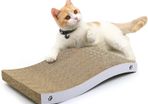 Cat Scratcher Cat Scratching Board Cardboard Cat Scratchers with Premium Scratch Textures Design Curved Shape Reversible Use Durable Scratching Pad MULTIPLE STYLES AVAILABLE, SEE PHOTOS (FREE POSTAGE)