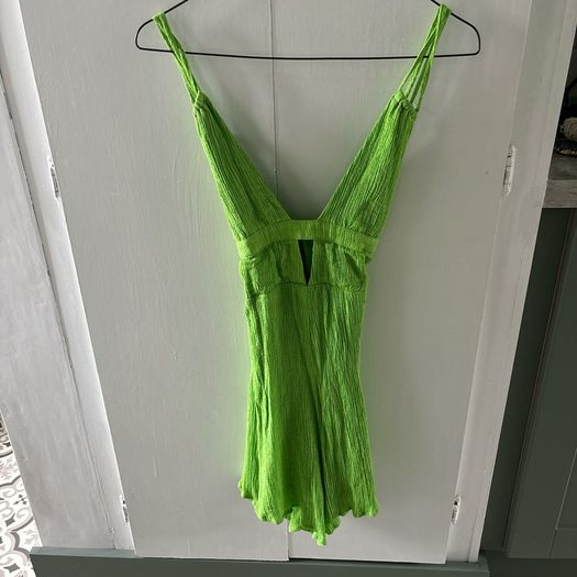 Lime green playsuit