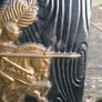 Brass knight plaque Image 3