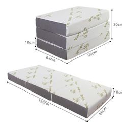 Foldable Single Mattress in Memory Foam