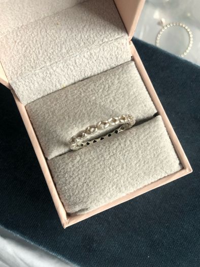Sterling silver HHN designer ring - band