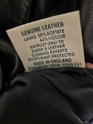 Woodlands genuine Leather coat