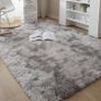 FREE P&P Area Rugs Fluffy Carpet Modern Living Room Bedroom Baby Nursery Dorm Soft Non-slip Carpet Large Modern Indoor Shaggy Carpet Room Home Decor (Grey White, 80x120cm) Image 2