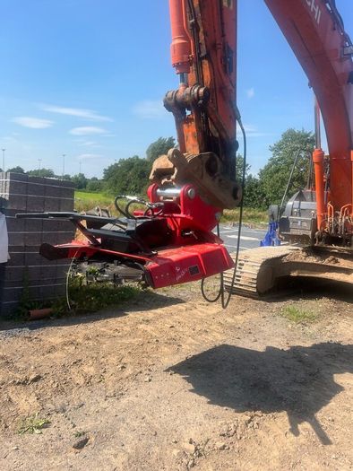 Disc mulcher to suit 20 ton digger