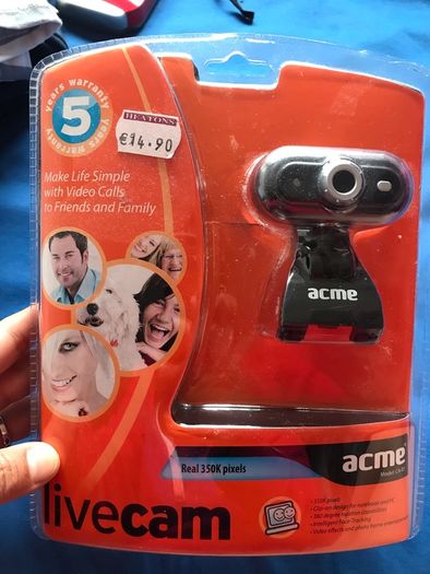 Clip on web camera- Acme livecam